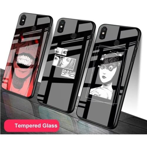 Anime Horror Comics Tempered Glass Phone Case For Redmi 5Plus 7A 8A 9A 6Pro 9T 10X Poco X3 M3 K40 Pro Plus Mi Note 10 Cover