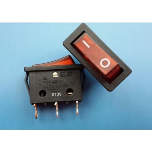 Import KC3-101N KCD3-102N tripod boatlike switch two stalls with light silver contacts