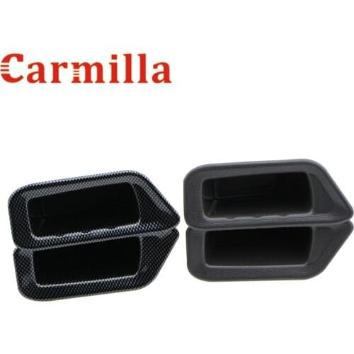 Carmilla 2pcs/set Car Inner Door Handle Storage Box Armrest Organizer Box for Ford Ecosport 2013 2014 2015 2016