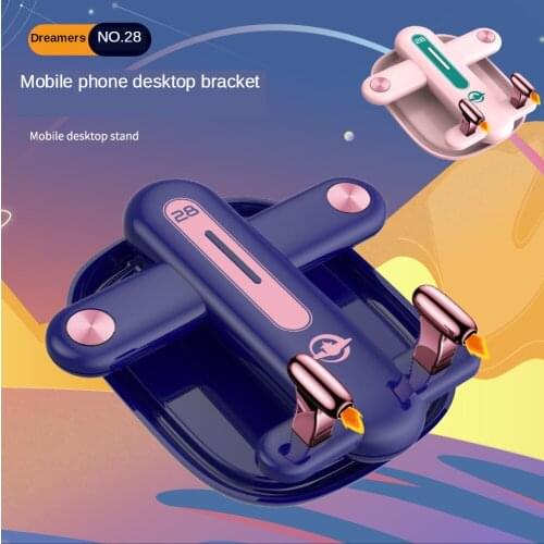 New mobile phone bracket creative aircraft bracket folding storage multi angle free adjustment