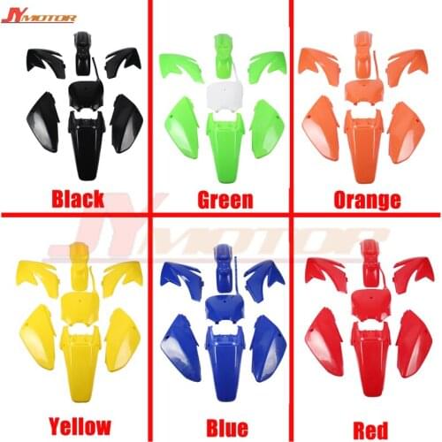 CRF 70 Plastic covers Fairing Kits CRF70 dirt Pit Bike Procket Bike Xmotos Baja DR50 49 50cc 70 90 110 Kayo HK 160