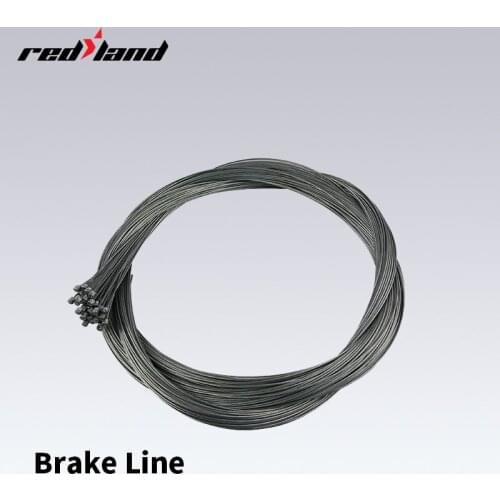 REDLAND Road Bike MTB Bike Gear Bicycle Brake Line Shift Shifter Gear Brake Cable Core Wire 1.1m Steel Brake line 1 PCS