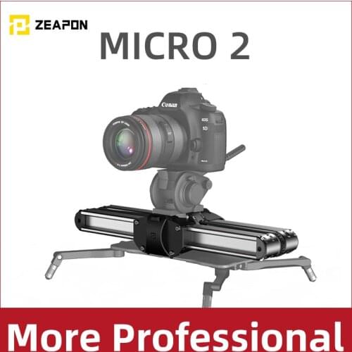 Zeapon Micro 2 Camera Rail Slider Aluminum Alloy Lightweight Portable Versatile Mounting Options for DSLR and Mirrorless Camera