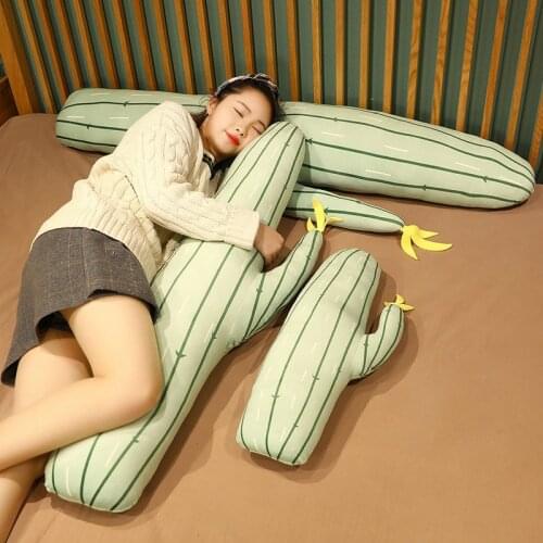 Cute Cactus Plush Toys Soft Cartoon Stuffed Pillow Cushion Botany Doll Kids Sleeping Children Birthday Presents