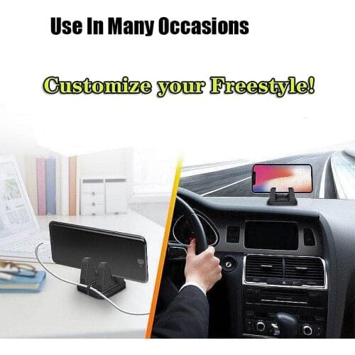 360 Degree Rotate Car Cell Phone Holder Dashboard Sticking Universal Stand Mount Bracket For Mobile Phone