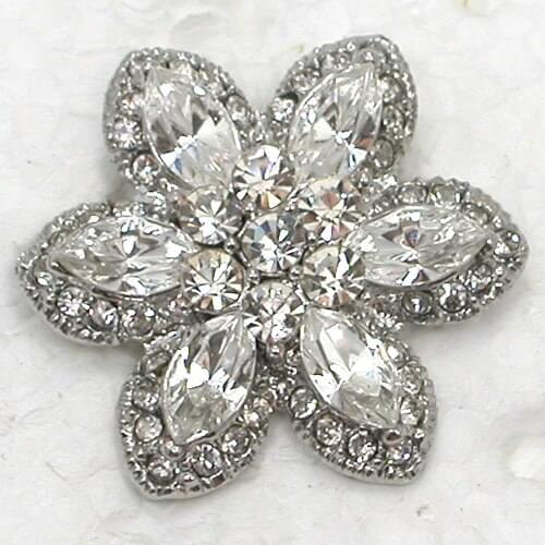 12pcs/lot Wholesale Fashion Brooch Crystal Rhinestone Wedding Party Flower Pin brooches Jewelry gift C102154