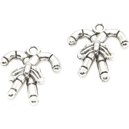 12pcs Wholesale Alloy Metal Christmas Charms Santa Claus Pendants For Handemade Jewelry Accessories Making