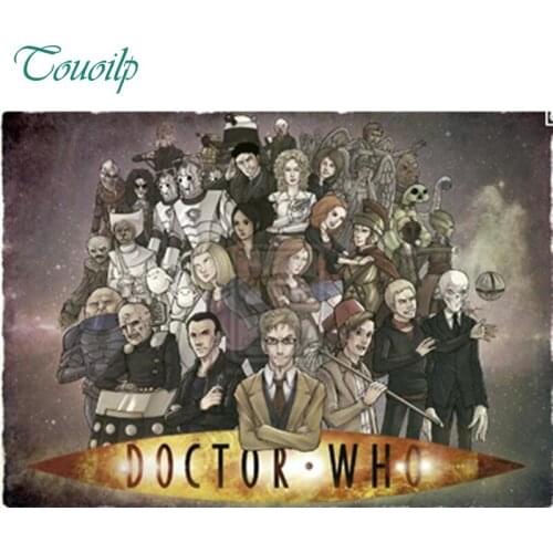 5d Diy Square/Round Diamond Mysterious Dr. Hanging on the wall Cross Stitch Diamond Embroidery Kit Picture