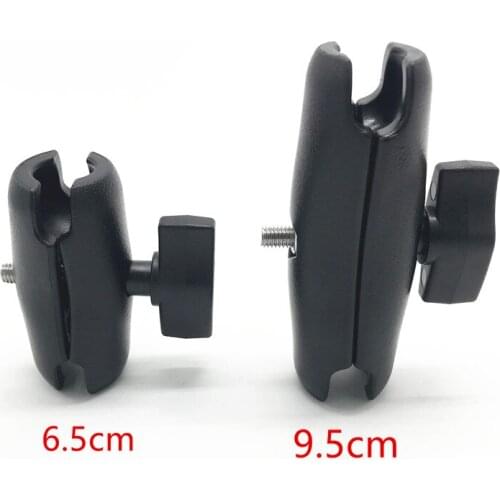 65 or 95mm Double Socket Arm used with 1 Inch Ball Bases and Holder mount for Gopro Camera Smartphone