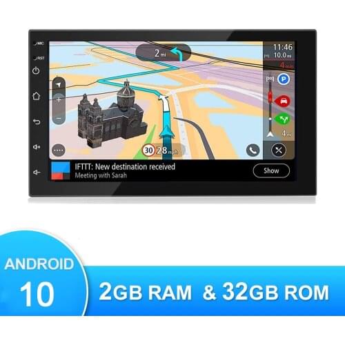 JOYINCAR Car Android 9.1 Multimedia 2 Din Universal Car Radio with Navigation WIFI Car Stereo GPS Player Stereo Backup CAM