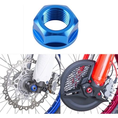 M16XP1.5 Front Axle Nut Bolt For Yamaha YZ125 YZ250 2005-2020 2019 YZ250F YZ450F YZ125X YZ250X WR250F WR450F WR250R WR250X YZ WR