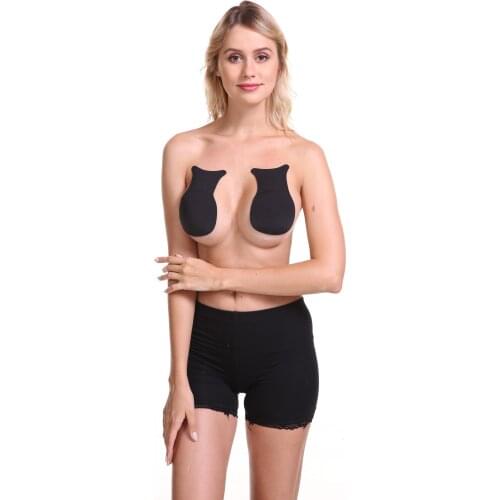 New nipple cover woman sexy rabbit ear underwear plak bh seamless invisible bra Silicone self-adhesive sticky bra strapless