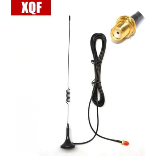 XQF NA UT-102 UV SMA-Female Dual Band Car Magnetic Antenna For BaoFeng UV-5R 888S Two Way Radio For Kenwood Walkie Talkie