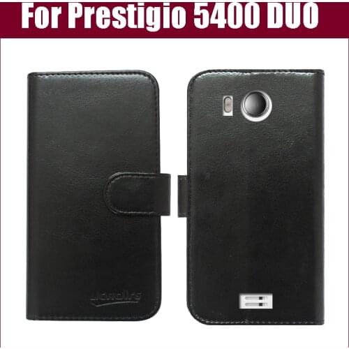 Hot Sale! New Arrival 6 Colors High Quality Flip PU Leather Case for Prestigio MultiPhone 5400 DUO Case Phone Bag