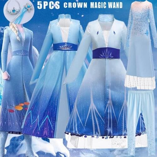 Summer Blue Baptism Christmas Princess Dress Baptism Kid Dress for Girl Party Wedding Dress Halloween Cosplay Clothing Vestidos