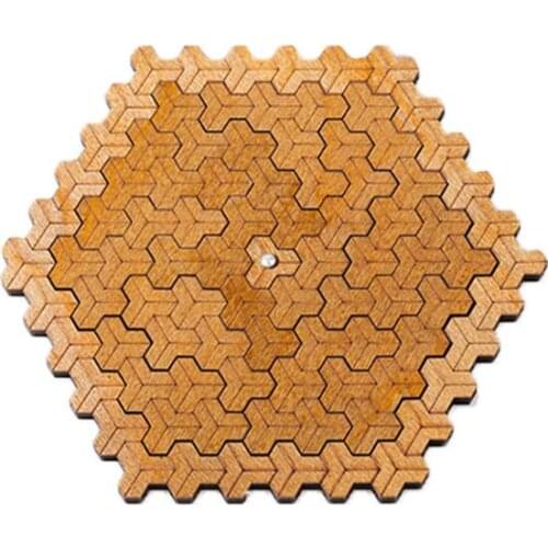 Escher Cubes Wooden Puzzle Brain Teaser High Difficulty Level
