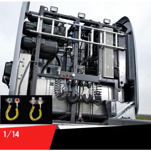 Model Tractor Oil Tubing Steam Pipe Connecting Wire for 1/14 Tamiya Trailer Truck Decoration Parts