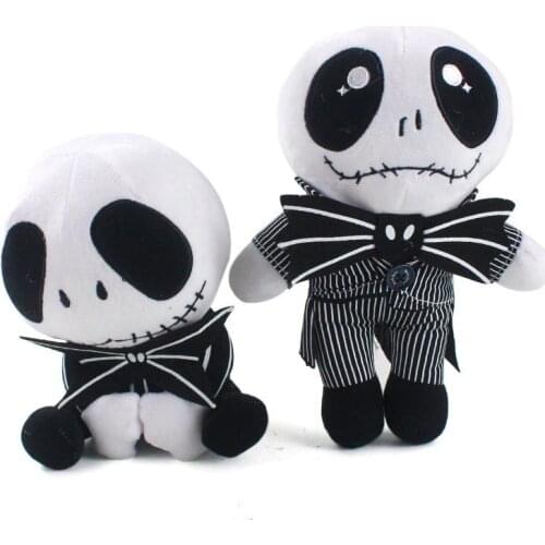 New Christmas Eve Shock Jack Doll Model Devil Skull PP Cotton Filling Plush Spoof Toy Child Creativity Pendant Halloween Gift