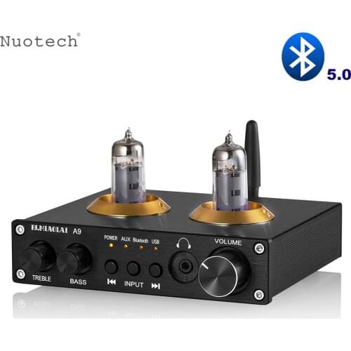 Nuotech Desktop Fever Tube Preamp HiFi Bluetooth 5.0 Power Amplifier Support U Disk Lossless Decoder