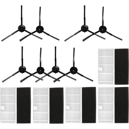 Vacuum Cleaner Accessories Filter Side Brush Replacement Kit Fit for VIOMI S9 Robot Vacuum Cleaner Replace Parts