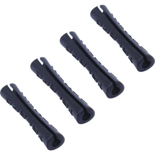 4Pcs Bicycle Cable Protector Shift Brake Rubber Line Pipe Sleeve MTB Frame Protection Anti-friction for Cycling Wrap Guard Tubes