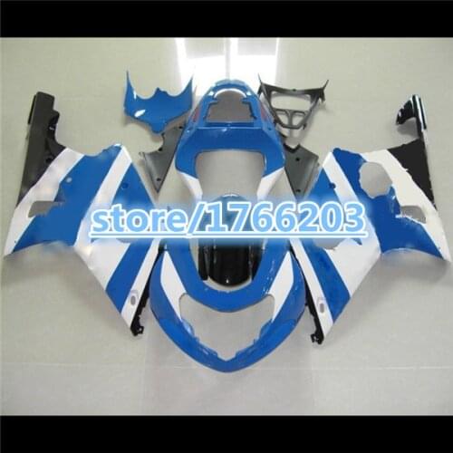 Blue White Fairing Kit For A GSX-R1000 GSXR1000 GSX R1000 GSXR 1000 K2 K1 00 01 02 2000 2001 2002 Fairings BBF