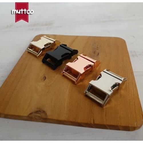 20pcs/lot DIY dog collar 15mm webbing manufactures backpack quick-release buckle zinc alloy pet puppy supplies 4 colors