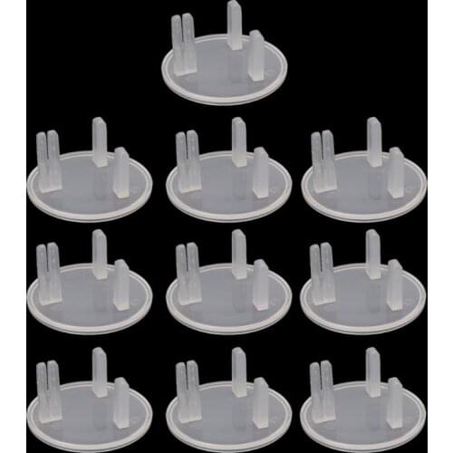 10 Pcs UK Power Socket Cover Plugs Baby Electric Sockets Outlet Plug Kids Electrical Safety Protector Sockets Protection