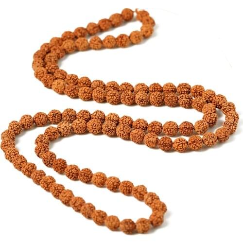 108pcs Vajra Bodhi Rudraksha Beads for Making Jewelry Meditation Mala Prayer Tibetan Buddhism for Necklace Bracelets Accessories