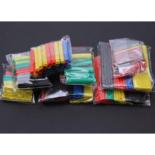 Shrinking 328Pcs Insulation Sleeving Thermal Casing Car Electrical Cable Tube kits Heat Shrink Tube Tubing Wrap Sleeve Assorted