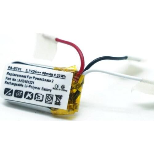 ZycBeautiful for Powerbeats 2 Bluetooth headset battery AHB481221