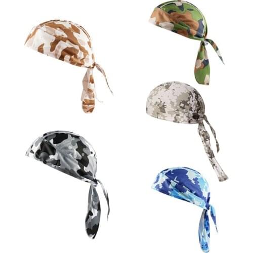 Quick Dry Cycling Cap Head Scarf Men Running Riding Bandana Headscarf Pirate Cap Headband Men Head Scarf