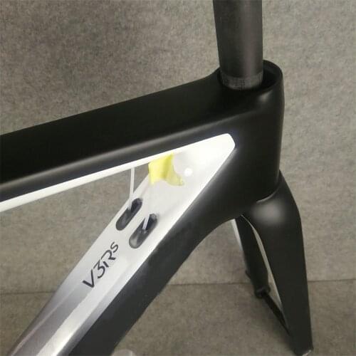 Disc brake White black V3RS Road Carbon Frames C64 Customize Logo 10 Colors