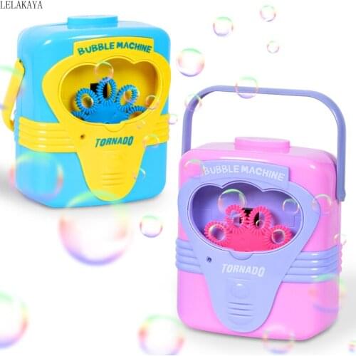 Creative Music Radio Shaped Cartoon Kids Lovely Bubble Toys Outdoor Fun Fashion Automatic Bubble Machine Gift Doll Brand New