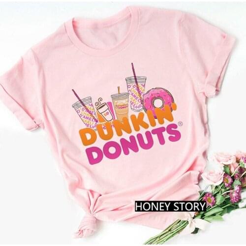 Cool Tshirt WomenS Clothing Charli Damelio Coffee Graphic Print T Shirt Hunt Femme Korean Style Clothes Female T-Shirt