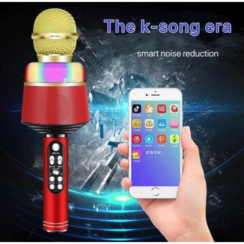 Mobile Phone Karaoke Capacitive Microphone Capacitive Wireless Microphone for Family Stage Meeting Live Sound Mini Microphone