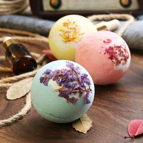 Soap Handmade Rose Essential Oil Soap Moisturizing Bath Salt Soap Bubble Lavender Calendula Shower Bombs Ball Body Cleaner Spa