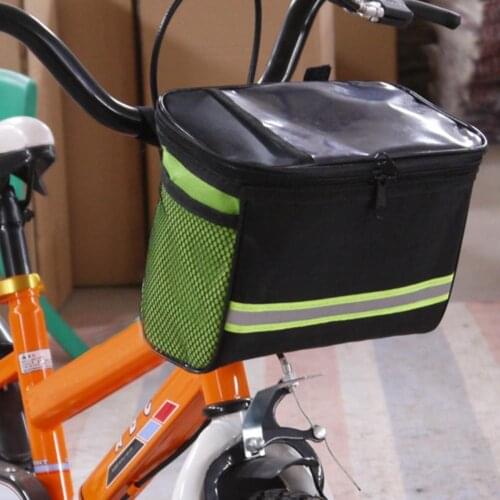 Outdoor Bicycle Cycling Front Frame Tube Bag Bike Handlebar Basket Pack Pannier