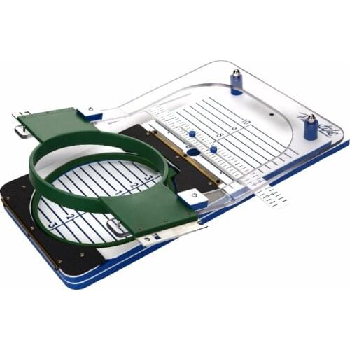 Tajima SWF Happy Hoop Talent R18cm fixture Kit included R18cm Fixture and Freestyle Arm and TSquare Pocket Ali gnment Guide