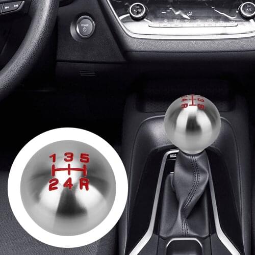 Universal M10x1.5 Thread Shifter Lever Handle For Car 5/6 Speed Manual Transmission Gear Shift Knob Ball Aluminum Alloy