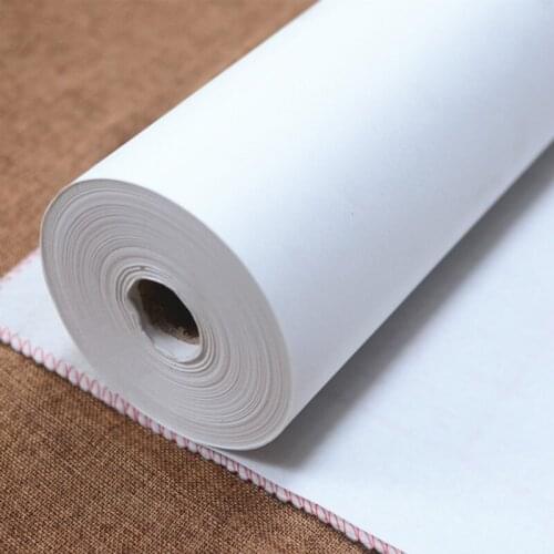 100m Half-Ripe Xuan Paper Calligraphy Writing Rice Paper Chinese Claborate-style Freehand Brushwork Painting Raw Ripe Xuan Paper