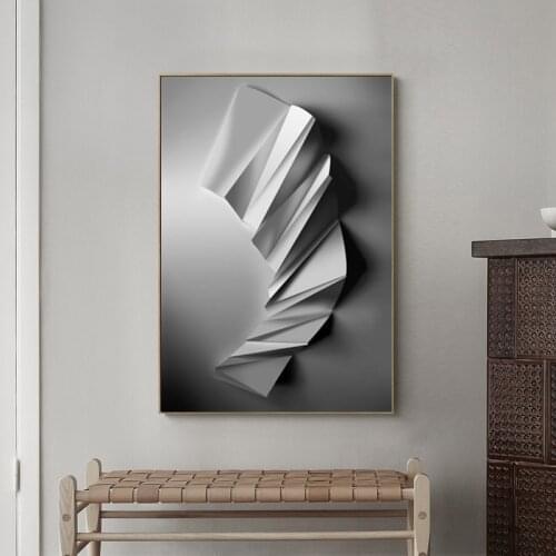 Modern Abstract Paintings Canvas Wall Art Poster Print Nordic Home Decor Black and White Living Room Bedroom Decoration Pictures
