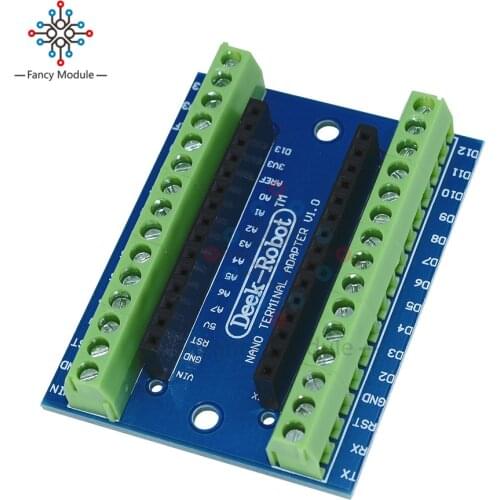 1Pcs Standard Terminal Adapter Board for Arduino Nano V3.0 AVR ATMEGA328P ATMEGA328P-AU Module 100% Original