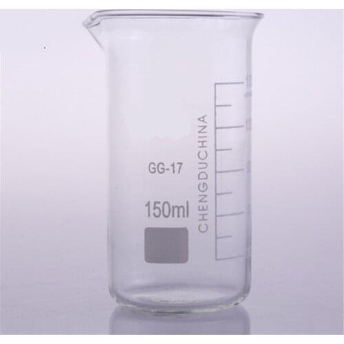 150mL Glass Beaker Tall Form New Chemical Lab Glassware