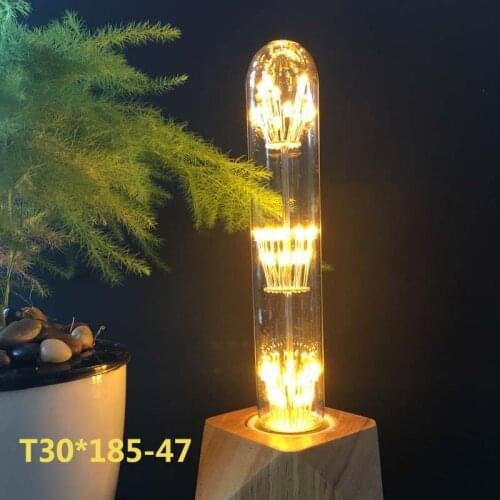 T30 T158 Starry sky lamp LED Edison Filament Light bulb E27 110V 220V 3W Firework lamp Energy saving home Decor Christmas gift