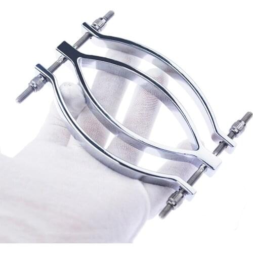 Female Labia Clamps Clit Stimulator Clips Stainless Steel Metal Clitoris Clamp Adult Games Slave BDSM Fetish Sex Toys For Woman