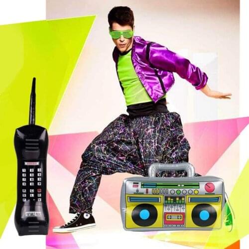 1/2PCS Inflatable Funny Radio Boom Box Inflatable Mobile Phone Props PVC Inflatable Toys For Party Decorations Kids Adult Gift
