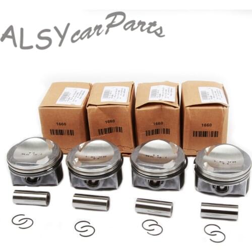 1.8T Φ21MM 06H 107 065 BS Pistons & Rings 82.5MM +0.5MM For VW Passat CC Golf MK6 Passat B6 Audi A3 A4 A5 TT Skoda Superb CDAA