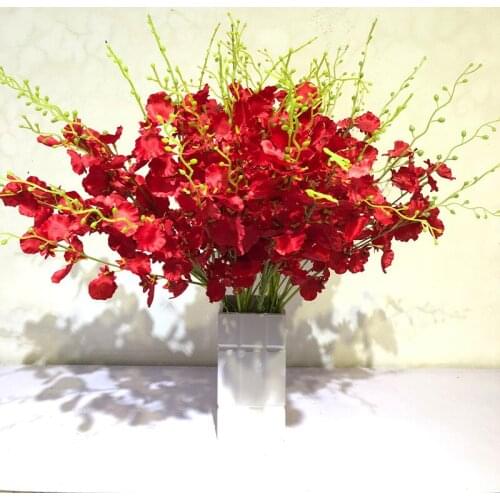 1pc Artificial Silk Dancing Orchids Bouquet Wedding Party Home Decoration Fake Flowers