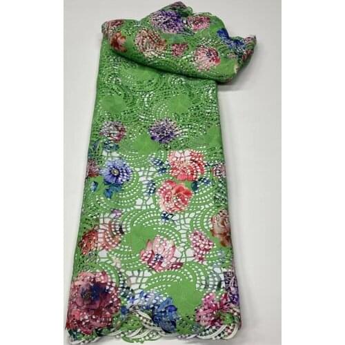 2021 High Quality African Guipure Lace Fabric French Net Embroidery Tulle Lace Fabric For Nigerian Wedding Party Dress JYS41